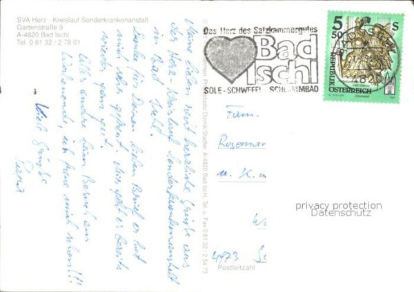 Bad Ischl Salzkammergut SVA Herz- Kreislauf Sonderanstalten – Bild 2