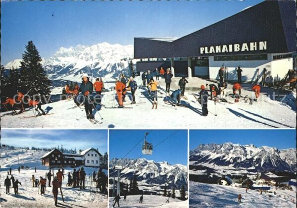 Schladmingerhuette Planai Luftseilbahn Station Ski
