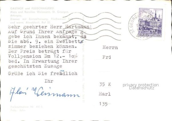 St Georgen Attergau Gasthof Fleischhauerei – Bild 2