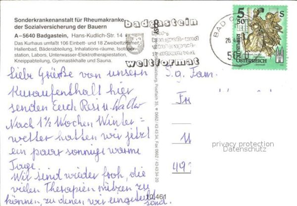 Badgastein Kurzentrum Bauern – Bild 2