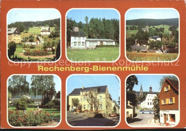 Rechenberg-Bienenmuehle Osterzgebirge Parkanlage Cafe am Waldbad Hallenschwim