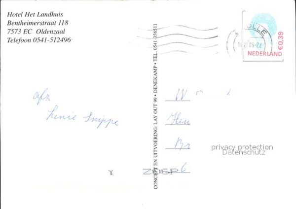 Oldenzaal Hotel Het Landhuis – Bild 2