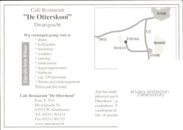 Dwarsgracht Cafe Restaurant De Otterskooi – Bild 2
