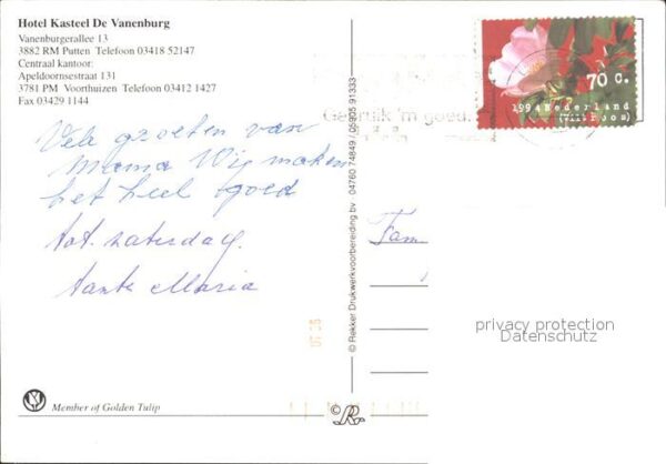 Voorthuizen Hotel Kasteel De Vanenburg – Bild 2