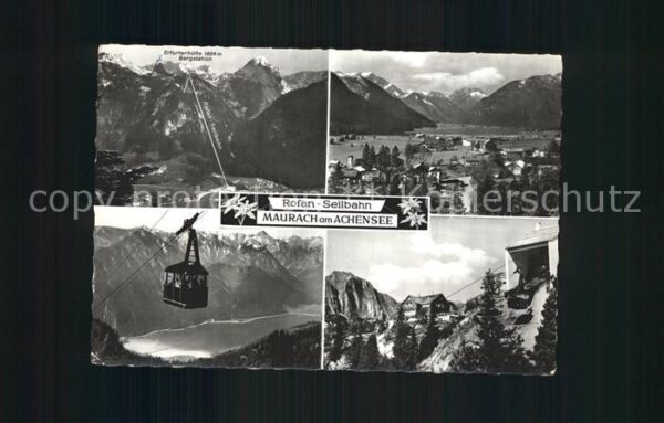 Maurach Tirol Erfurter Hütte Rofan-Seilbahn