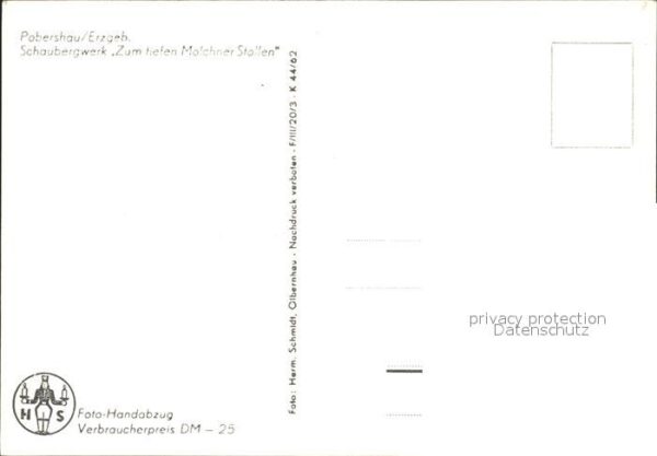 Pobershau Schaubergwerk Zum tiefen Molchner Stoll – Bild 2