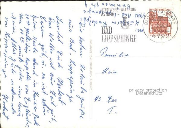 Bad Lippspringe Kurhaus Fontäne Kaiser-Karls-Park – Bild 2