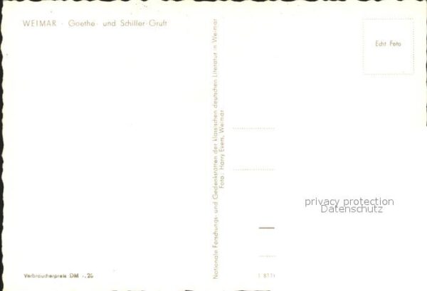 Weimar Thueringen Goethe Schiller Gruft – Bild 2
