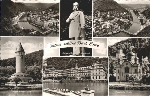 Bad Ems Russische Kirche Emser-Wasserturm Kaise