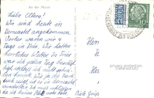 Bernkastel-Kues mit Mosel und Ruine Landshut – Bild 2