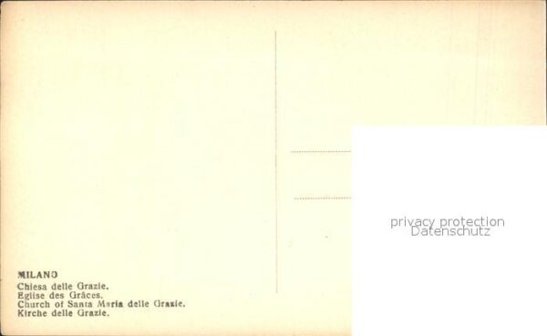 Milano Chiesa delle Grazie – Bild 2