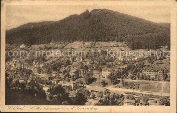 Wildbad Schwarzwald mit Sommerberg