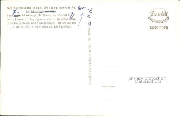 Kaisersbach Welzheim Cafe Restaurant Hotel Ebnisee – Bild 2