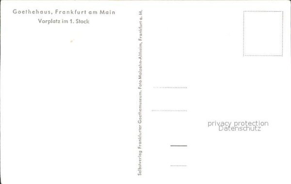 Frankfurt Main Goethehaus – Bild 2