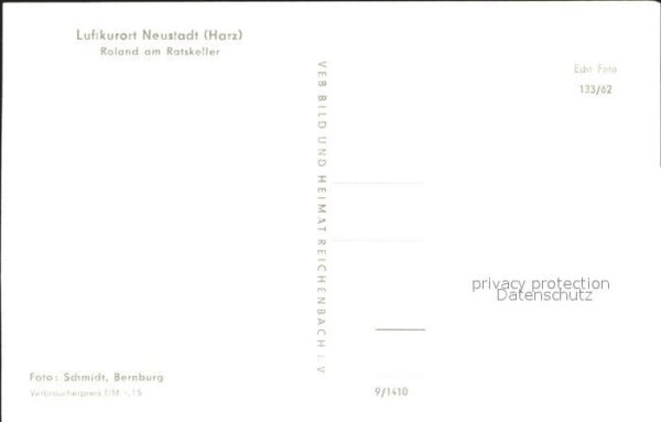 Neustadt Harz Roland am Ratskeller – Bild 2