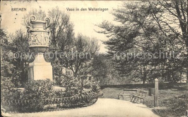 Bremen Vase in Wallanlagen