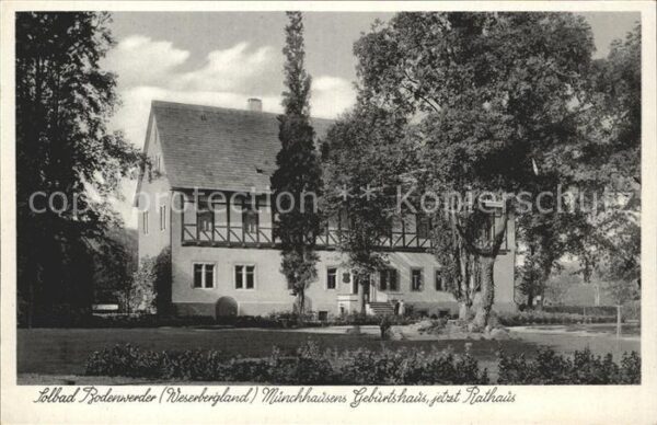 Bodenwerder Münchhausens Geburtshaus Rathaus