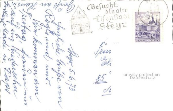Steyrbruck Oberoesterreich mit Kirche – Bild 2