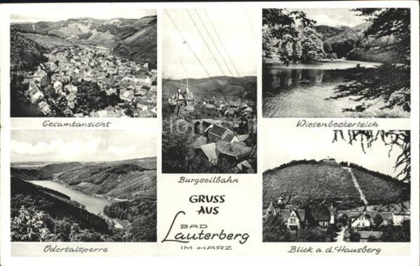 Bad Lauterberg Burgseilbahn Wiesenbeckerteich Odertals