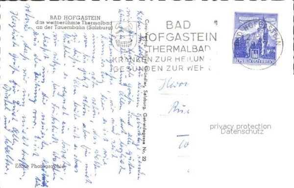 Bad Hofgastein Kuranstalt Hohe Tauern – Bild 2