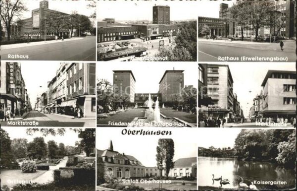 Oberhausen Grillepark Marktstrasse Schloss Frieden