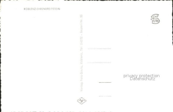 Koblenz Rhein Ehrenbreitstien Schloß Deutschherrenhau – Bild 2