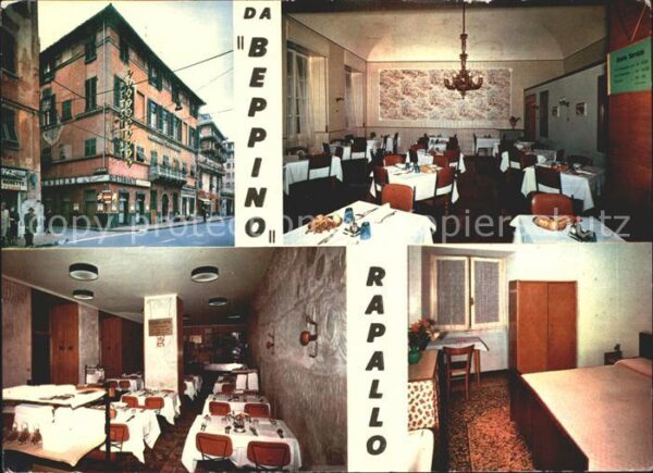 Rapallo pensione Restaurant da Beppino