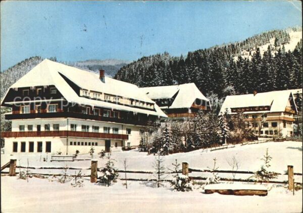 Menzenschwand Kurheime Pieper