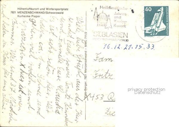Menzenschwand Kurheime Pieper – Bild 2