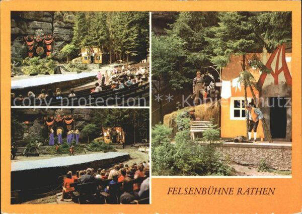 Rathen Saechsische Schweiz Felsenbühne Freilichttheater