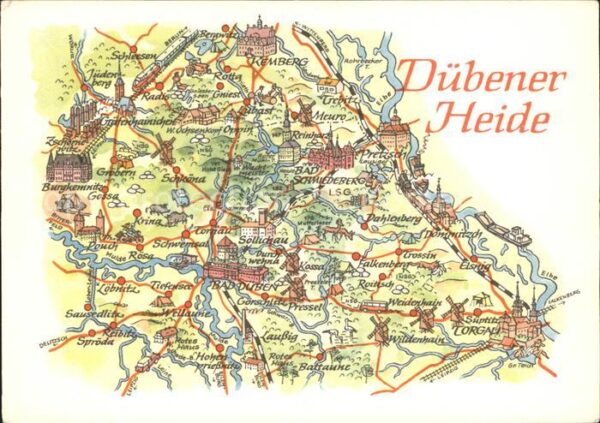 Duebener Heide Landkarte