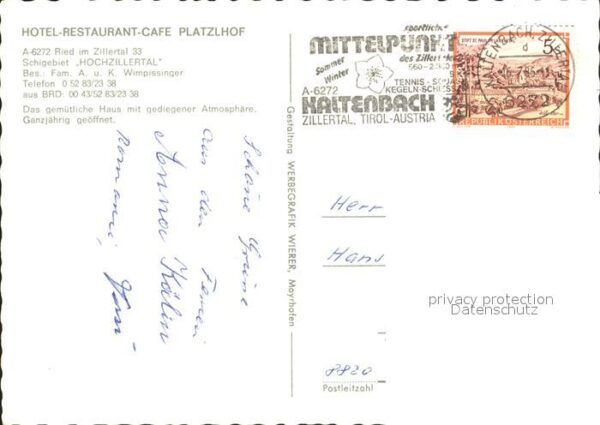 Ried Zillertal Hotel Platzlhof – Bild 2