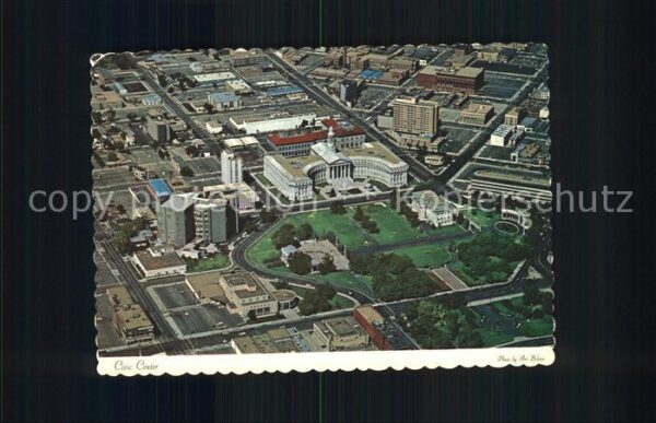Denver City Fliegeraufnahme Civic-Center