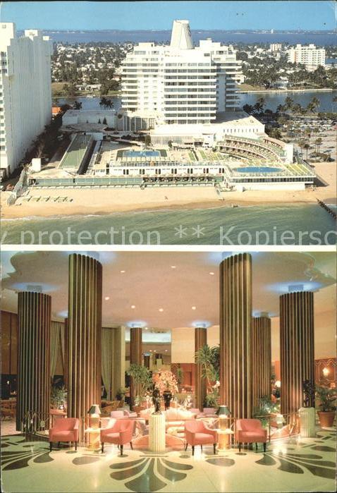 Miami Beach Fliegeraufnahme Eden Roc Hotel and Mari