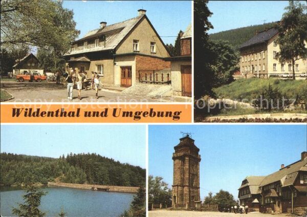 Wildenthal Eibenstock mit Umgebung Hotel am Auersberg Sosatal