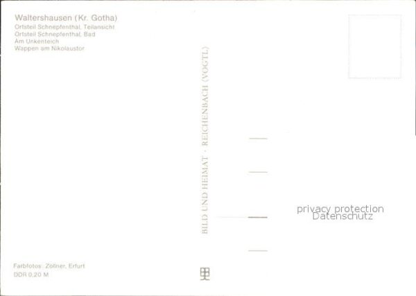 Waltershausen Gotha Schnepfental Unkenteich Nikolaustor – Bild 2