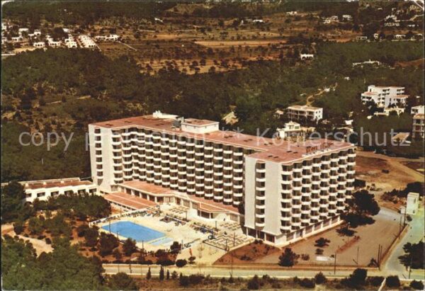 Ibiza Islas Baleares Hotel Tanit Fliegeraufnahme Cala Gracio