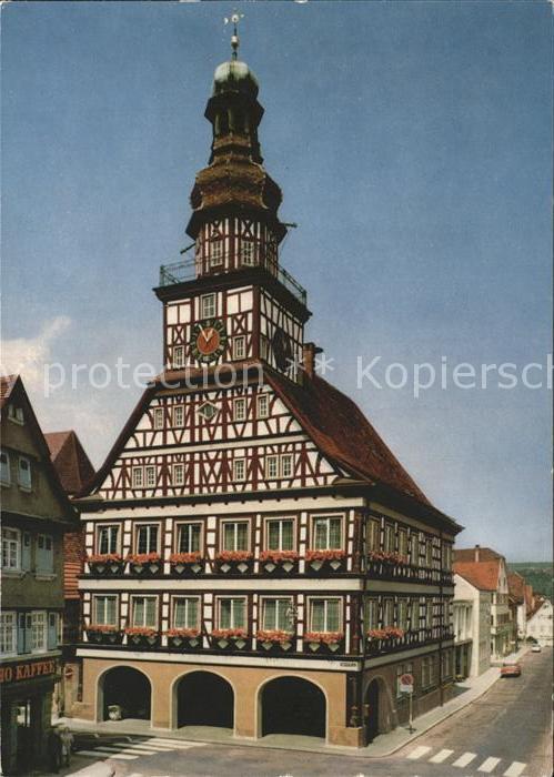 Kirchheim Teck Rathaus Fachwerk