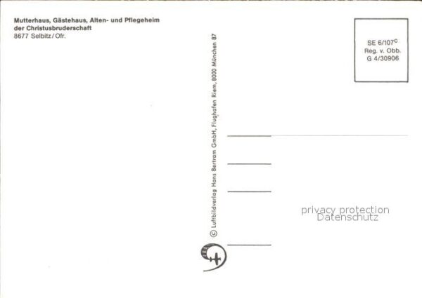 Selbitz Oberfranken Fliegeraufnahme Mutterhaus Gästehaus Pf – Bild 2