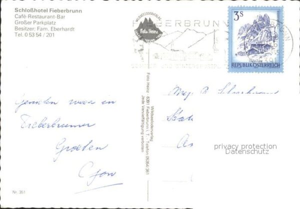 Fieberbrunn Tirol Schloßhotel Cafe Restaurant Bar – Bild 2