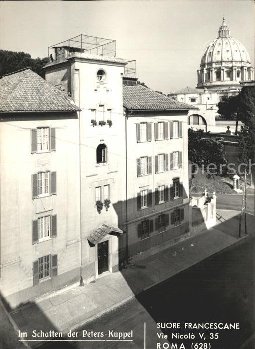 Roma Rom Im Schatten der Peterskuppel Via Nicolo