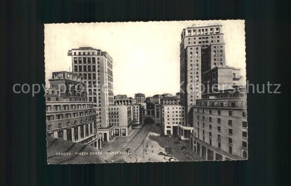 Genova Genua Liguria Piazza Dante