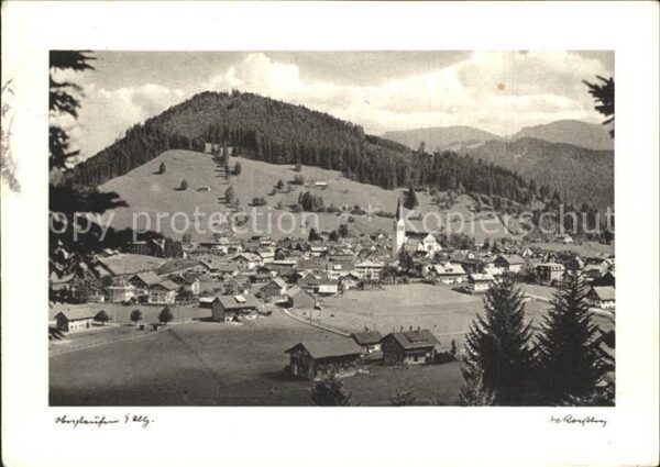 Oberstaufen Fliegeraufnahme
