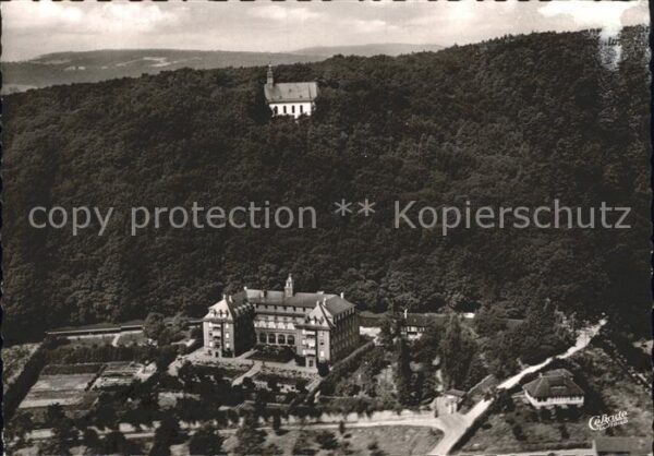 Hofheim Taunus Fliegeraufnahme Exerzitienhaus mit Berg
