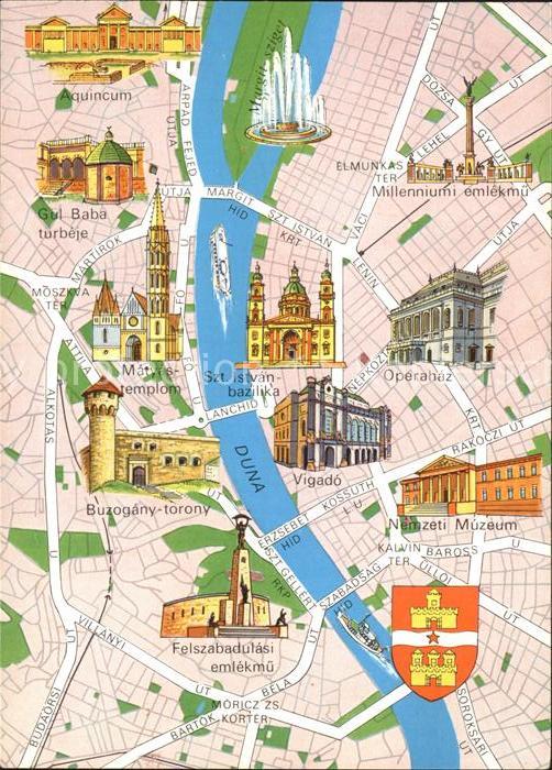 Budapest Lageplan