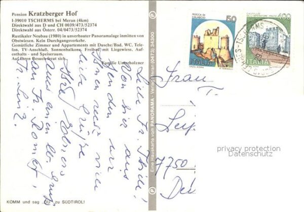 Tscherms Pension Kratzberger Hof – Bild 2