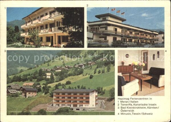Merano Meran Teneriffa Bad-Kleinkirchheim Minusio Ha
