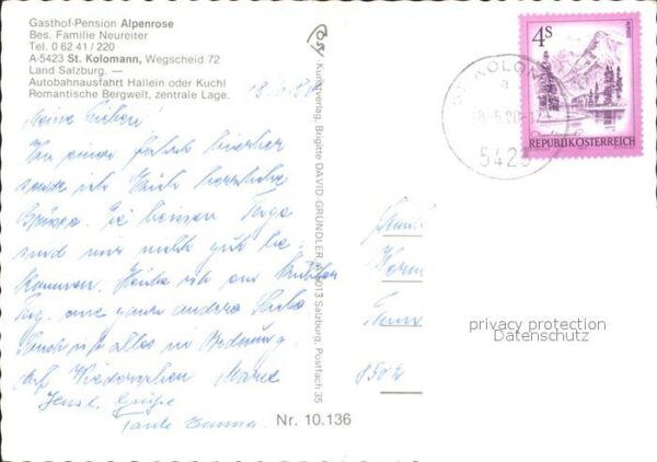 St Koloman Gasthof-Pension Alpenrose – Bild 2