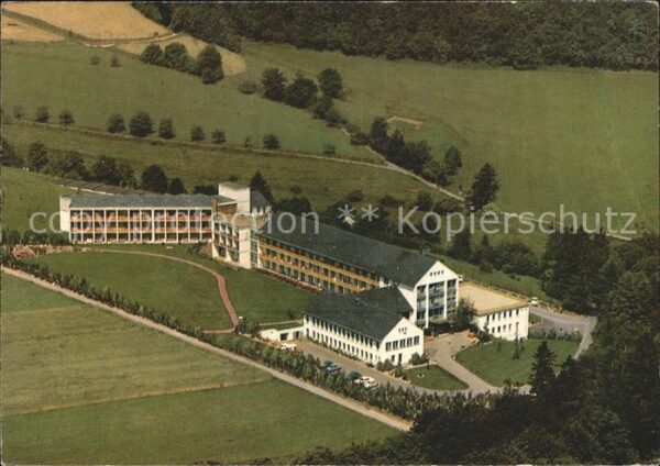 Berleburg Bad Fliegeraufnahme Naturheilklinik Odeborn