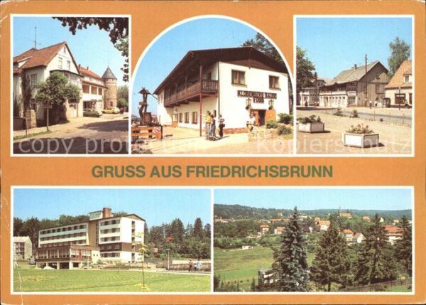 Friedrichsbrunn Harz Gaststätte Brockenblick Klobenberg-Baud